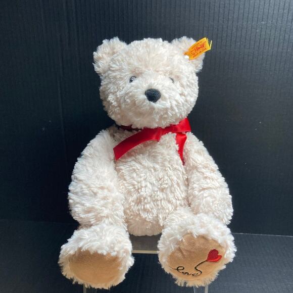 Steiff  "I Love You" Jimmy Teddy Bear. 12 inch Excellent Pre-Owned Condition - Picture 1 of 11